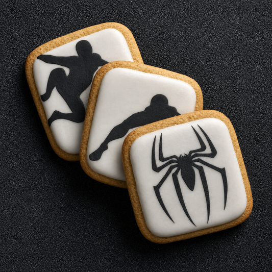 Superhero Spider Cookie Stencil Set