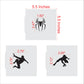 Spiderman Cookie Stencils Measurements