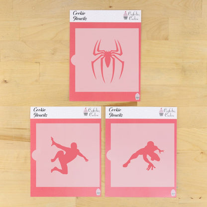 Spiderman Cookie Stencil Bundle