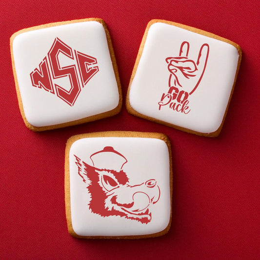 Go Pack Go Cookie Stencil Set