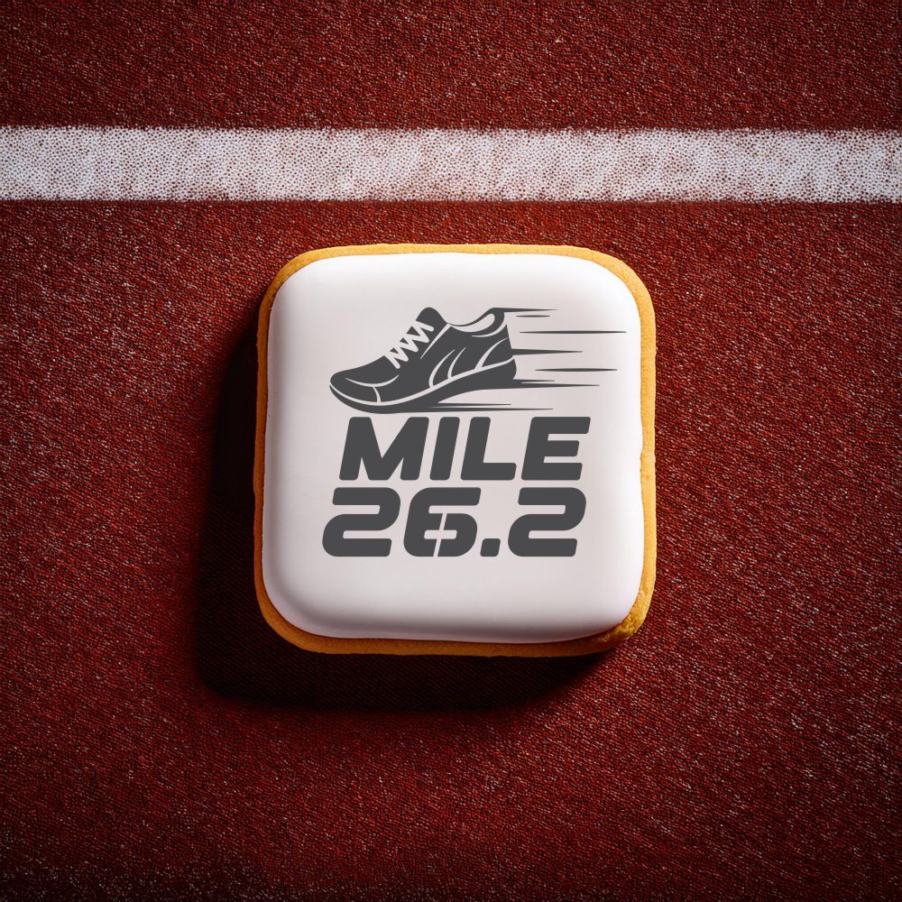 Mile 26.2 Marathon Cookie Stencil