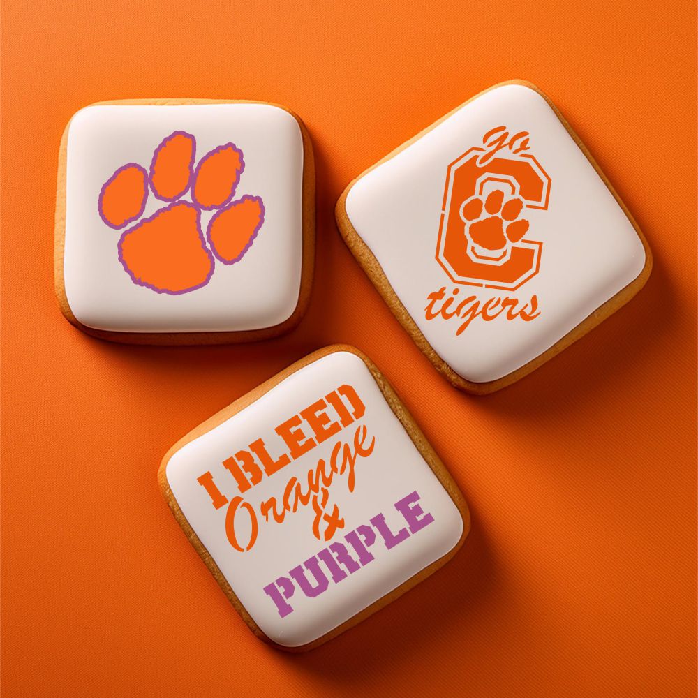 Go Tigers Cookie Stencil Set