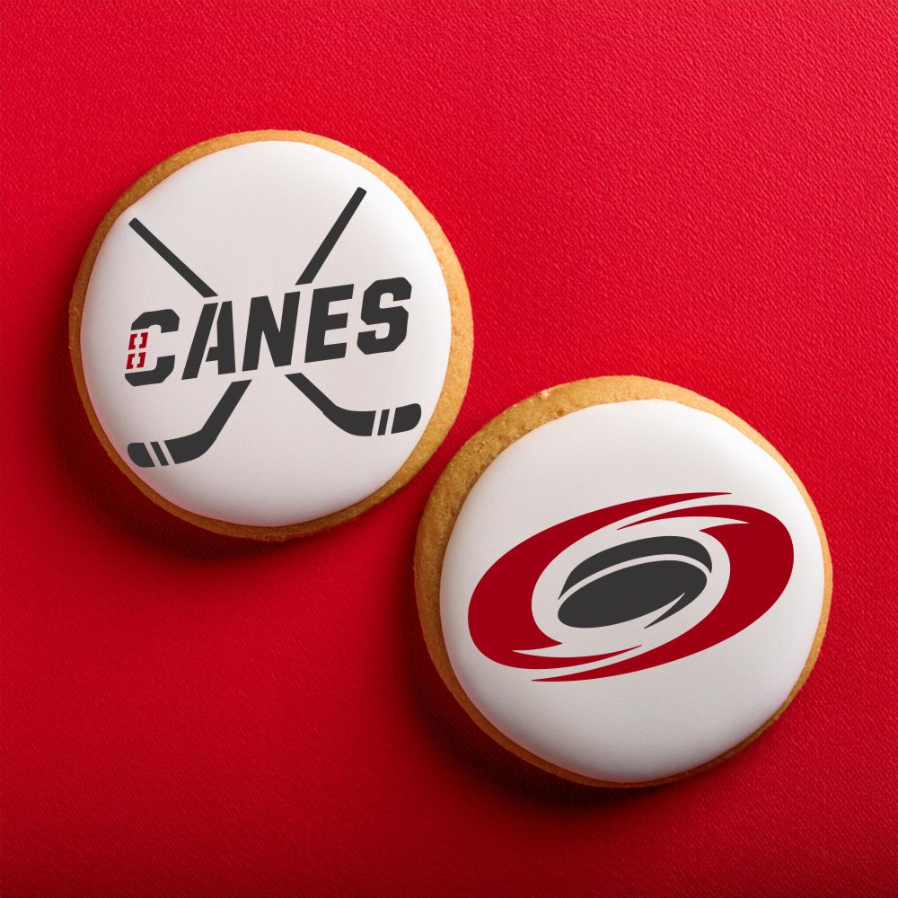 Hurricane Warning Hockey Cookie Stencil