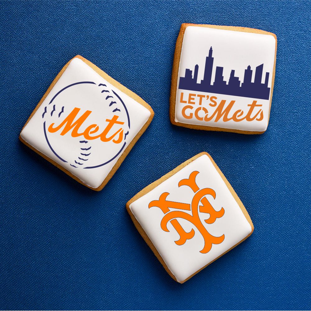 Amazing Mets Cookie Stencil Set, image size:1000x1000