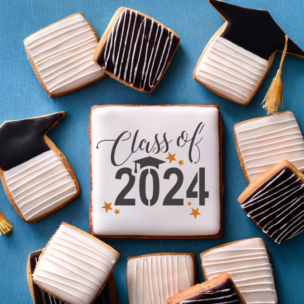 Class of 2025 Graduation Cookie Stencil