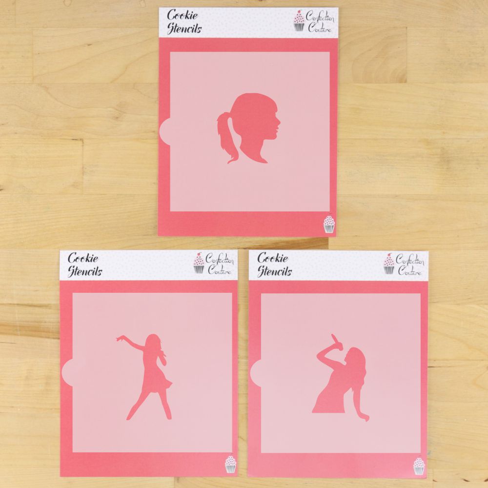 Swiftie Silhouettes Cookie Stencil Set