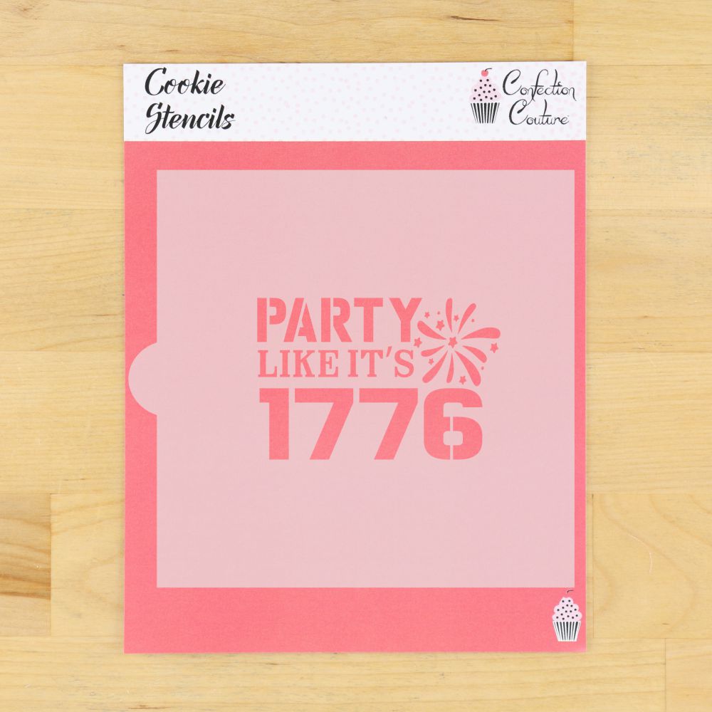 Party Like It's 1776 Cookie Stencil