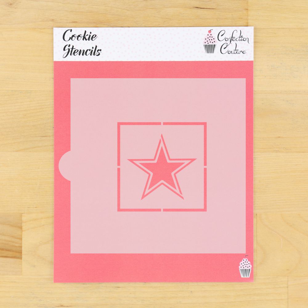 Army Star Cookie Stencil