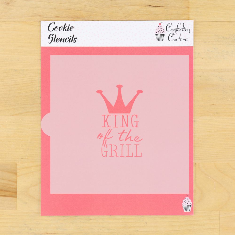 BBQ and Grilling Messages Cookie Stencils