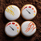 Race Car Speedometer and Flame Cookie Stencil