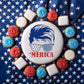 'Merica Fourth of July Cookie Stencil