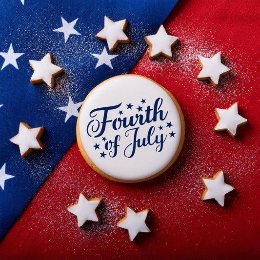 Fourth of July Cookie Stencil