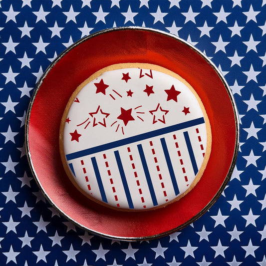 Stars and Stripes Allover Cookie Stencil