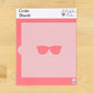 Sunglasses Cookie Stencil