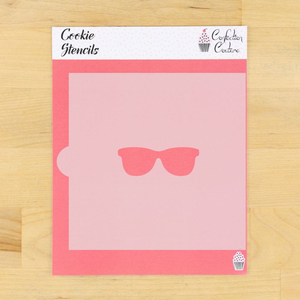 Sunglasses Cookie Stencil