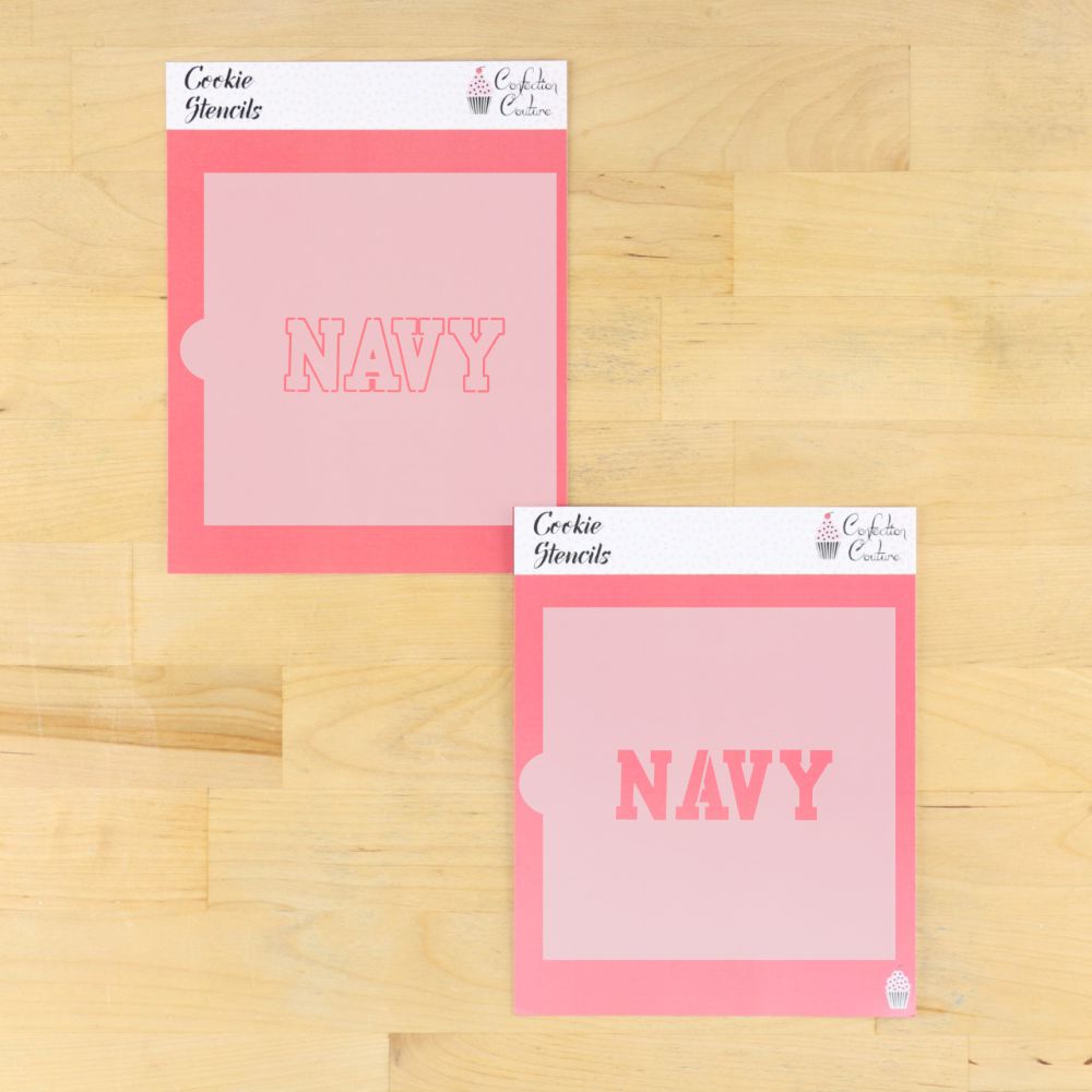 Navy Cookie Stencil