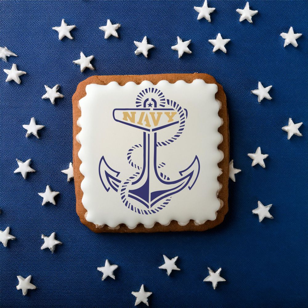 Navy Anchor Cookies