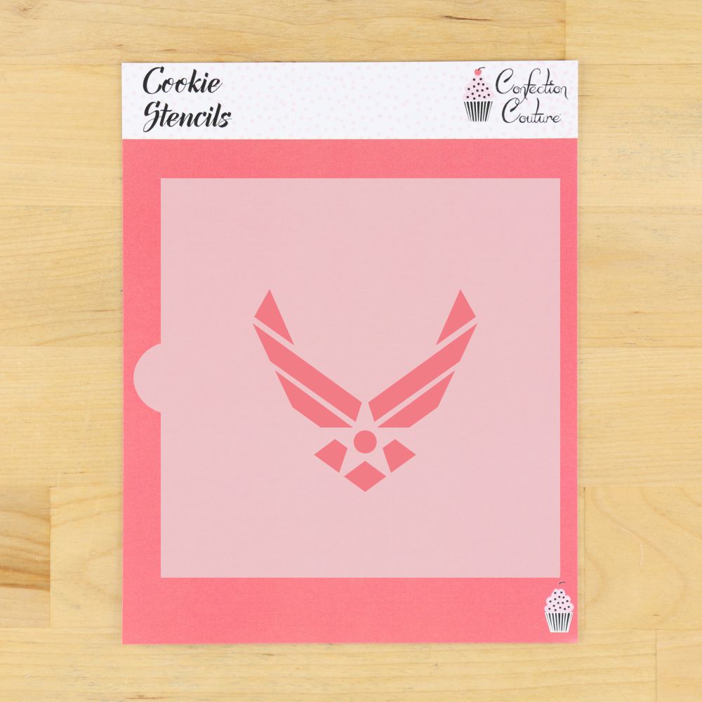 Air Force Wings Cookie Stencil