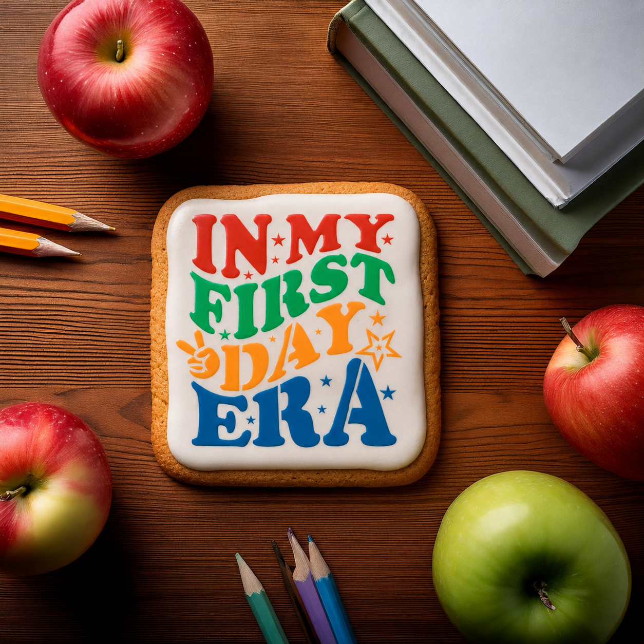 First Day Era Back to School Cookie Stencil