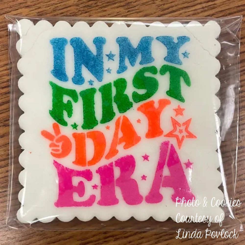 First Day Era Back to School Cookie Stencil