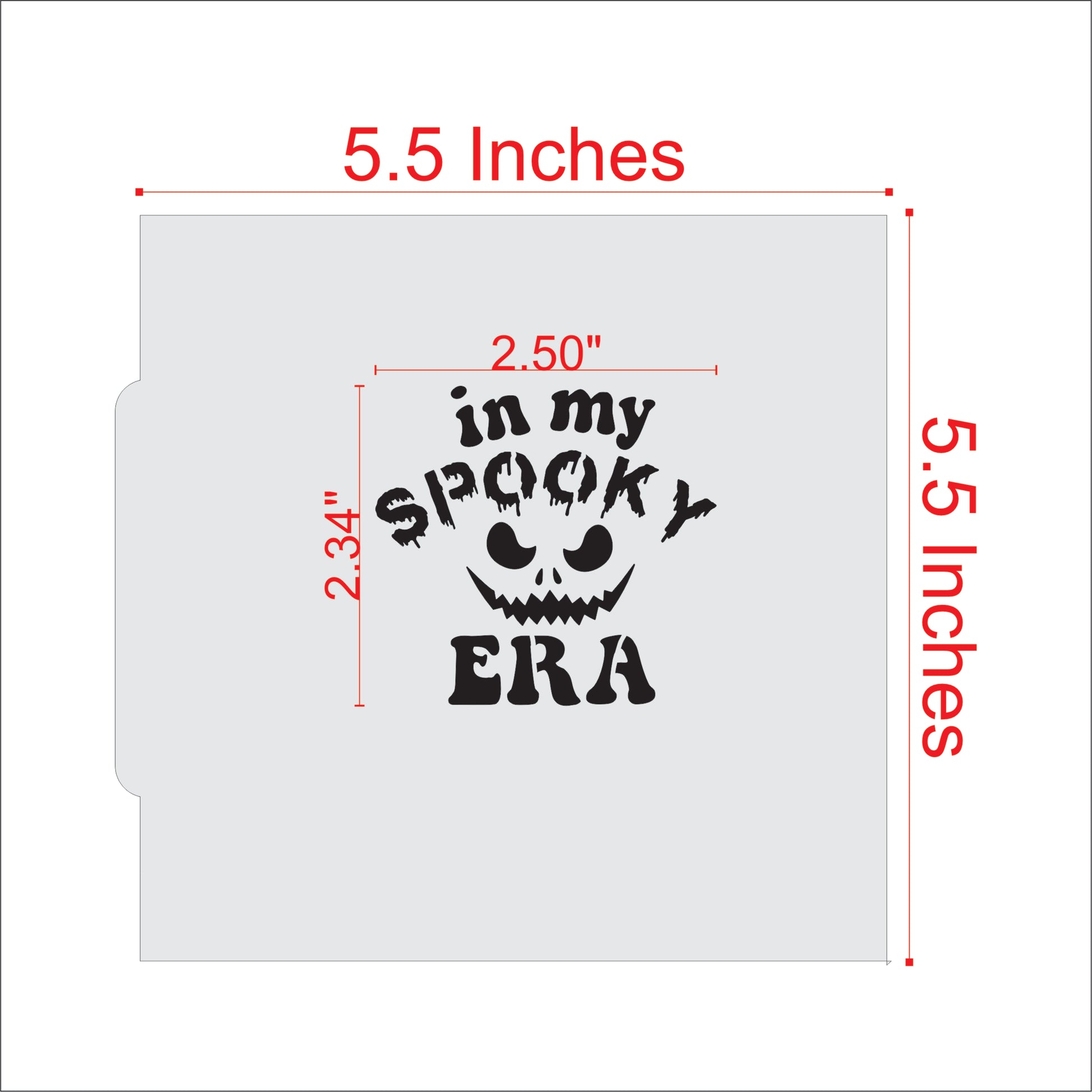 In My Spooky Era Measurements