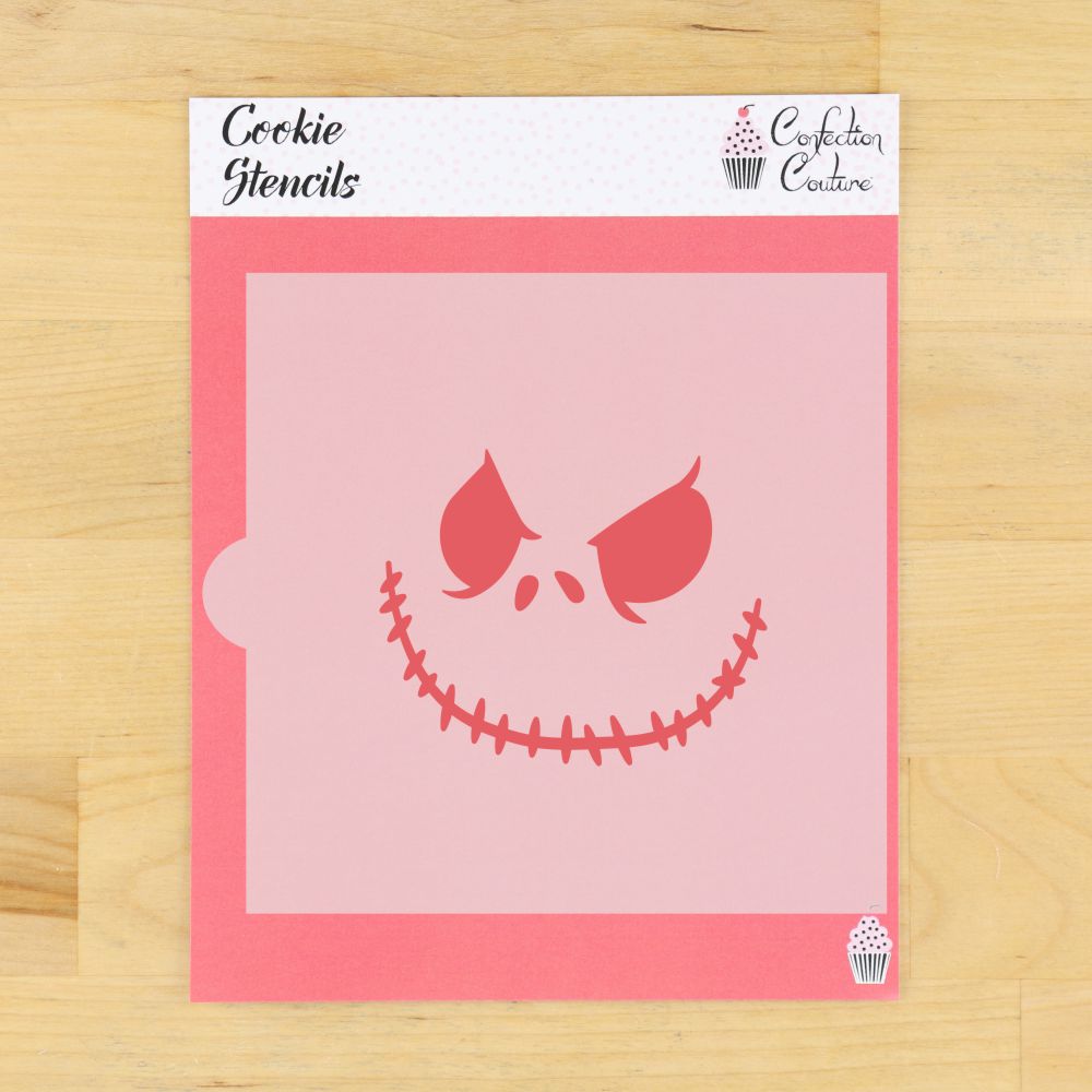 Jack Skellington Faces Cookie Stencil