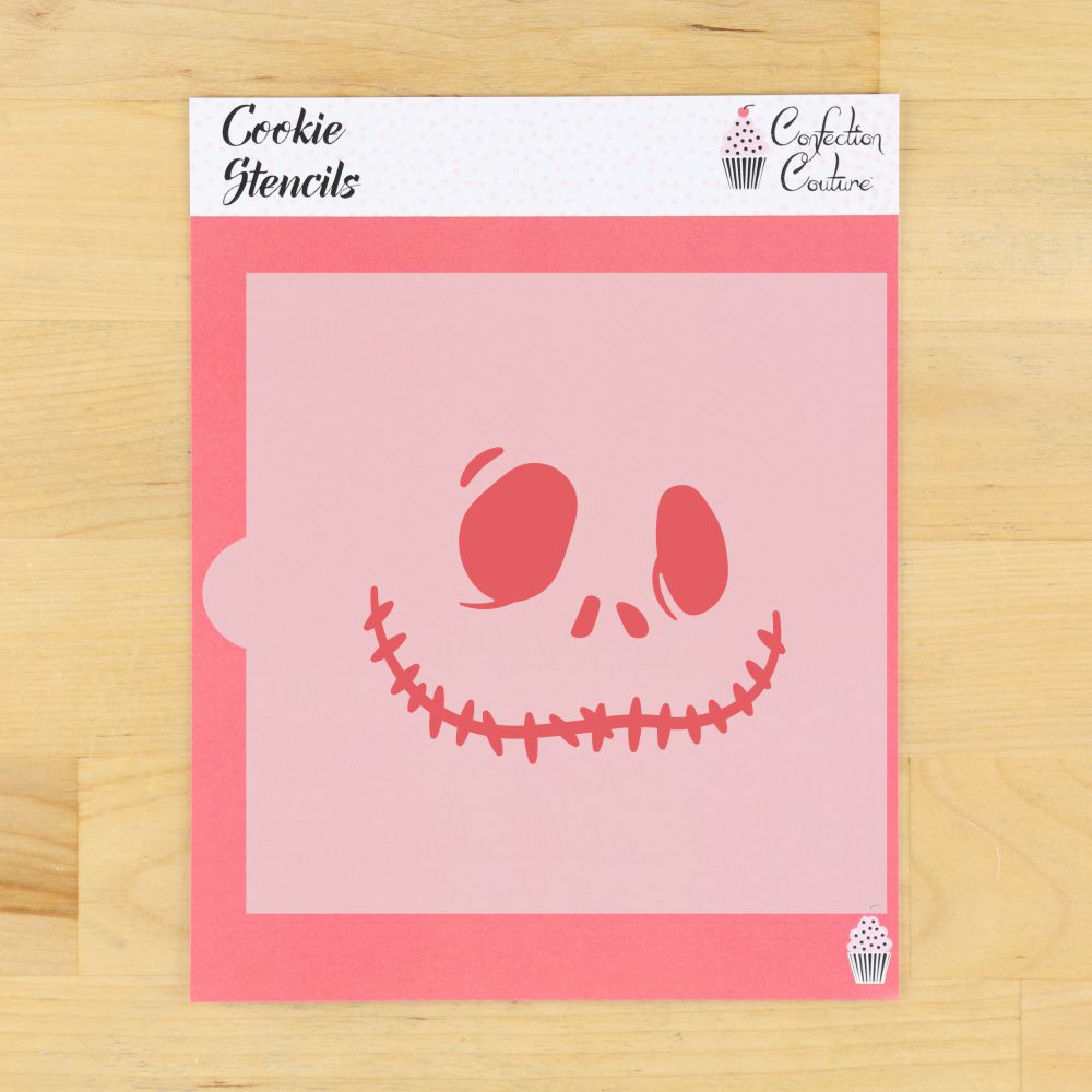 Jack Skellington Faces Cookie Stencil