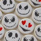 Jack Skellington Faces Cookie Stencil