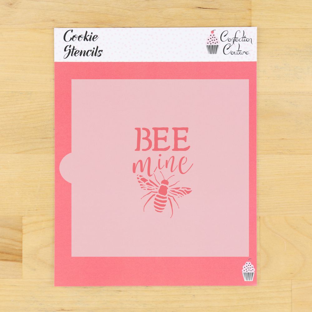 Bee Mine Valentine's Day Cookie Stencil