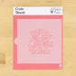 He Is Risen PYO cookie stencil for Easter, perfect for kids to create their own cookie designs.