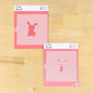 Easter Bunny cookie stencil set featuring bunny and chick designs, perfect for creating festive holiday treats.