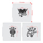 Duke basketball cookie stencil set, featuring designs like 'Let's Get Crazie' and Duke #1, perfect for cookie decorating.