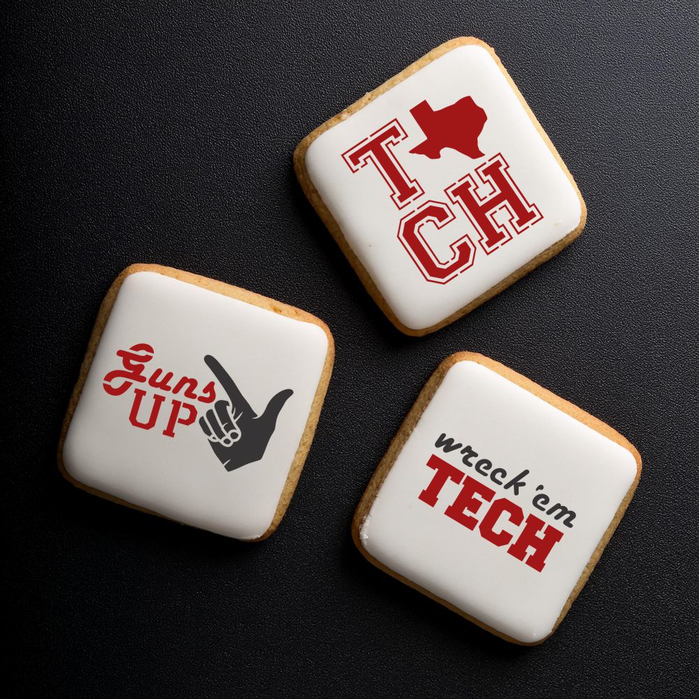 Texas Tech Wreck Em Cookie Stencil Set