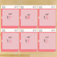 Mahjong Tiles Cookie Stencil Set showcasing 6 stencils with different tile designs and sizes for fun cookie decorating.