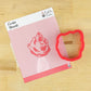 Bears Mascot cookie stencil and matching bear shaped cookie cutter