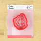 Bears Mascot cookie stencil and matching bear shaped cookie cutter