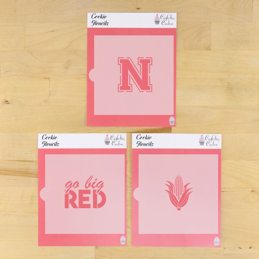 Big Red Cookie Stencil Set