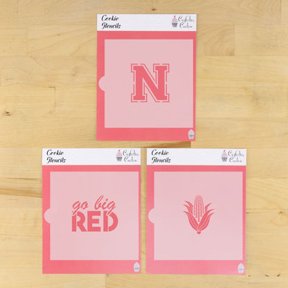 Big Red Cookie Stencil Set