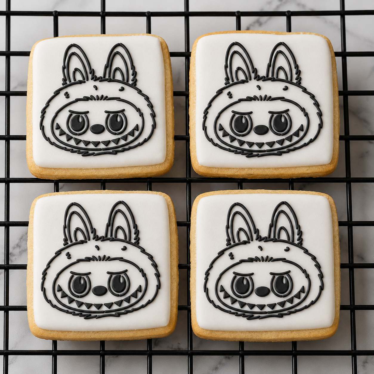 Monster Paint Your Own Cookie Stencil