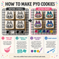 Monster Paint Your Own Cookie Stencil