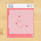 Aquarius Constellation Zodiac Cookie Stencil in its Packaging