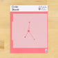 Cancer Constellation Zodiac Cookie Stencil in its Packaging