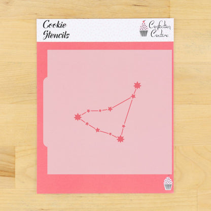 Capricorn Constellation Zodiac Cookie Stencil in its Packaging