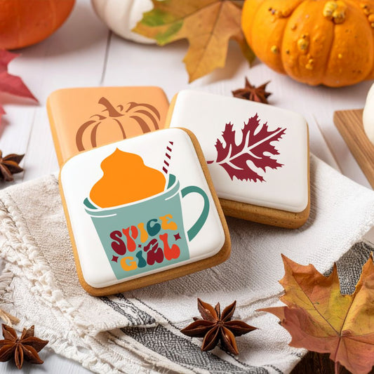 Spice Girl Cookie Stencil Set