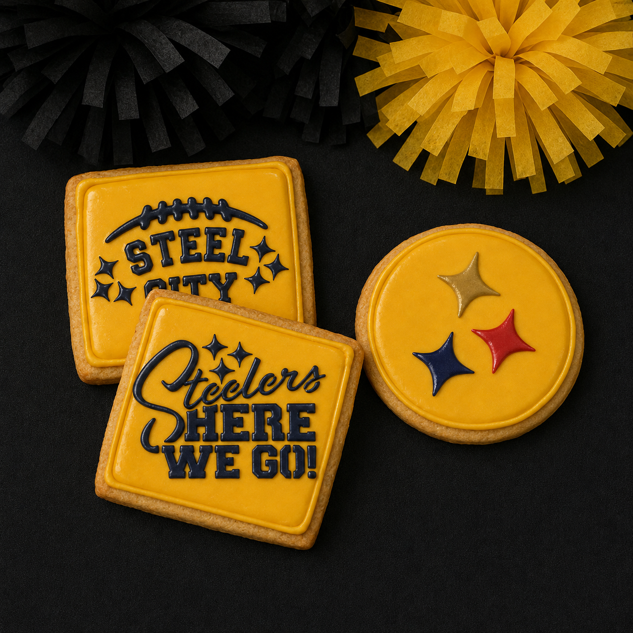 Steel City Cookie Stencil Set