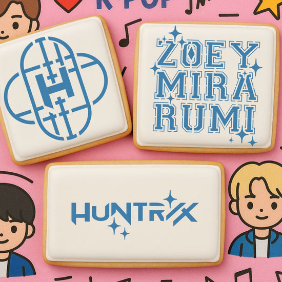 Huntrix Band Cookie Stencil Set: Demon Hunters Cookies - Confection ...