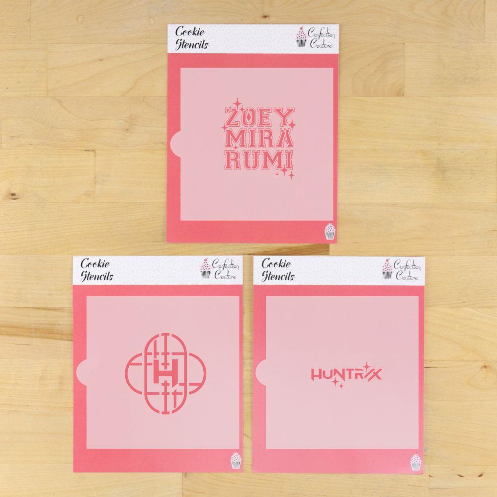 Hunters Band Cookie Stencil Set