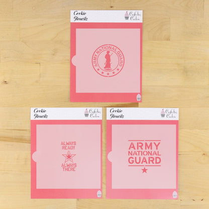 National Guard Cookie Stencil Set in its packaging.