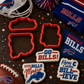 Keep Calm and Billieve Cookies with Buffalo Bills Cookie Cutters and Stencil Sets
