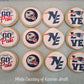 New England Football Cookie Stencil Set